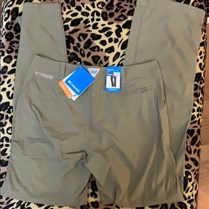 Olive Columbia Roll-up Pant